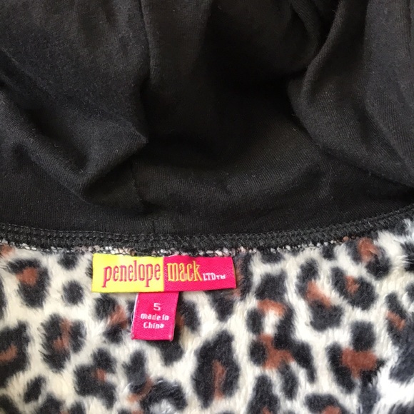 Penelope Mack Girl leopard Jacket with pockets - Picture 2 of 8